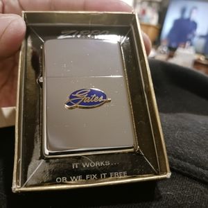 Gates 1969 vintage zippo lighter with original box